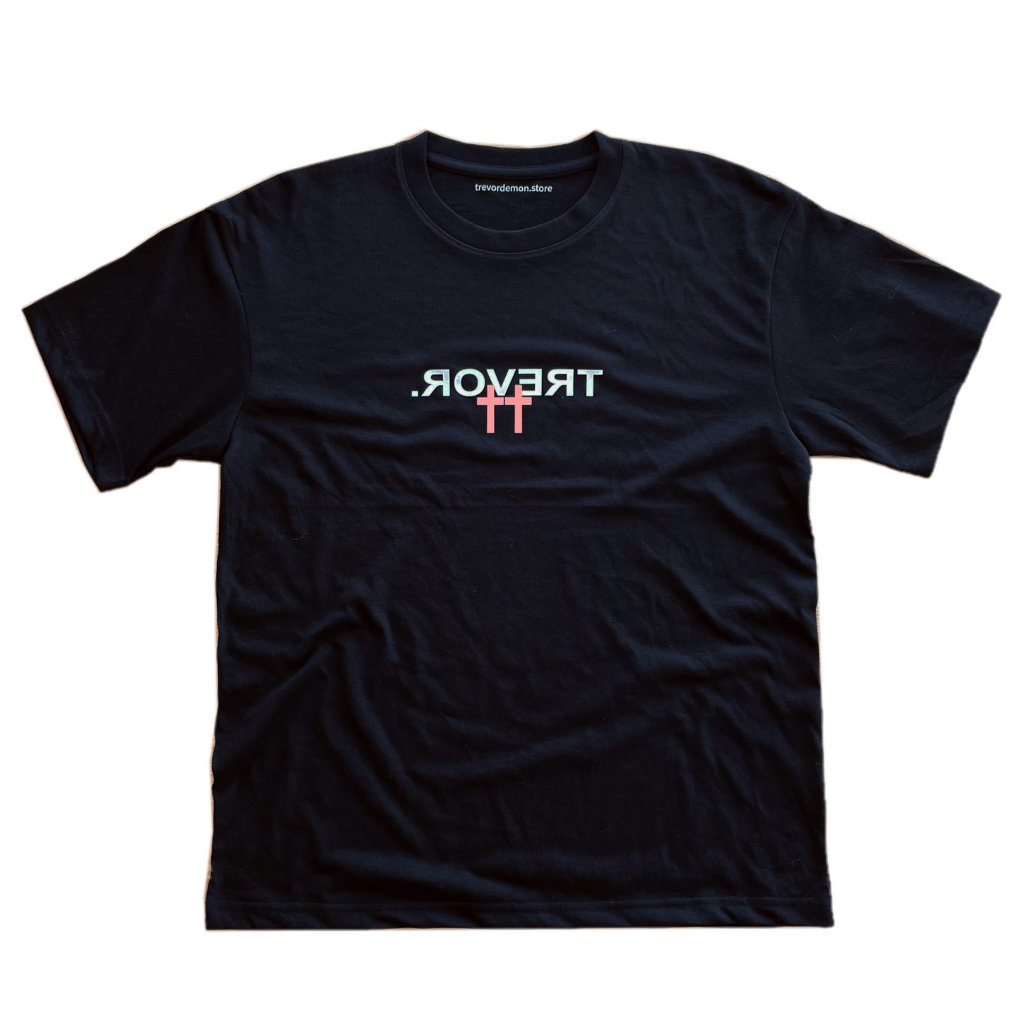 TREVOR PINK CROSS TEE (SOLD OUT)