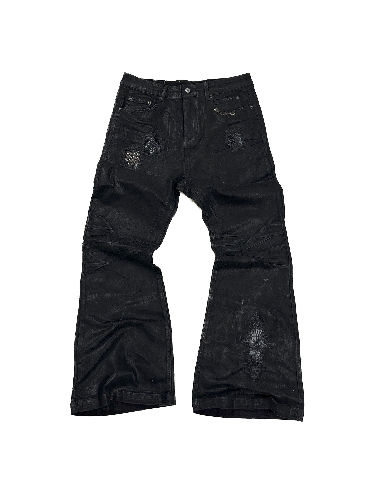 CROCODILE WAX DENIM BOLANS SS25