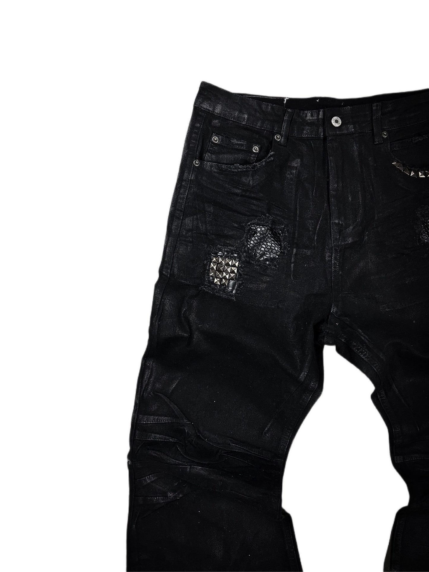 CROCODILE WAX DENIM BOLANS SS25