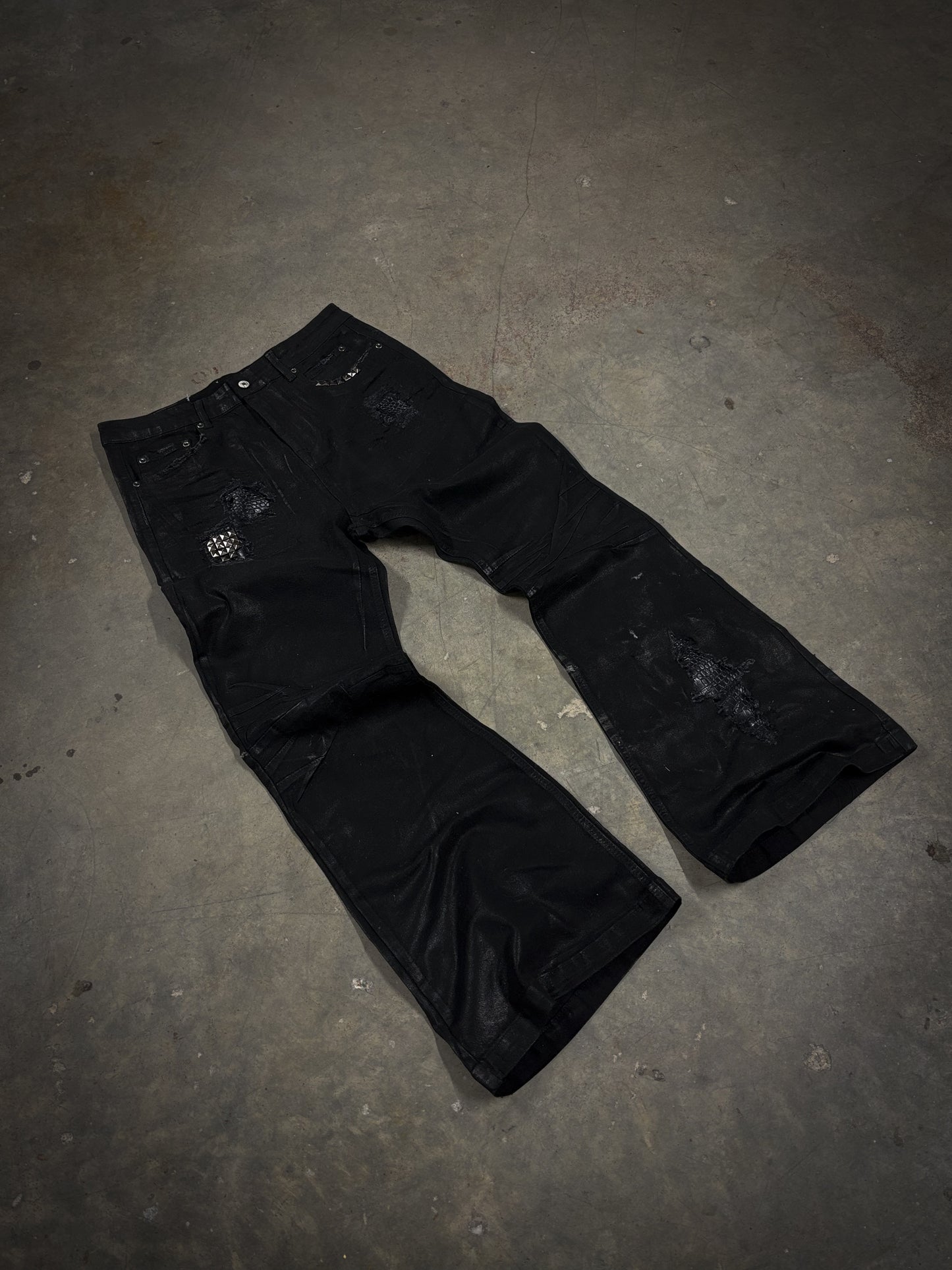 CROCODILE WAX DENIM BOLANS SS25