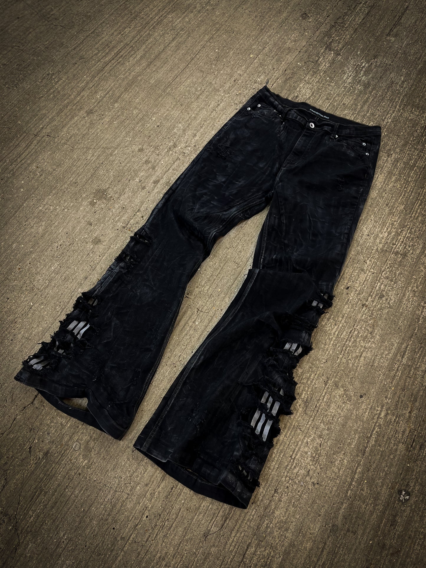 UNDERSTRIPED DESTROYED BOLAN DENIM (SOLD OUT)