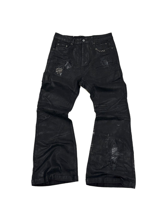 CROCODILE WAX DENIM BOLANS SS25