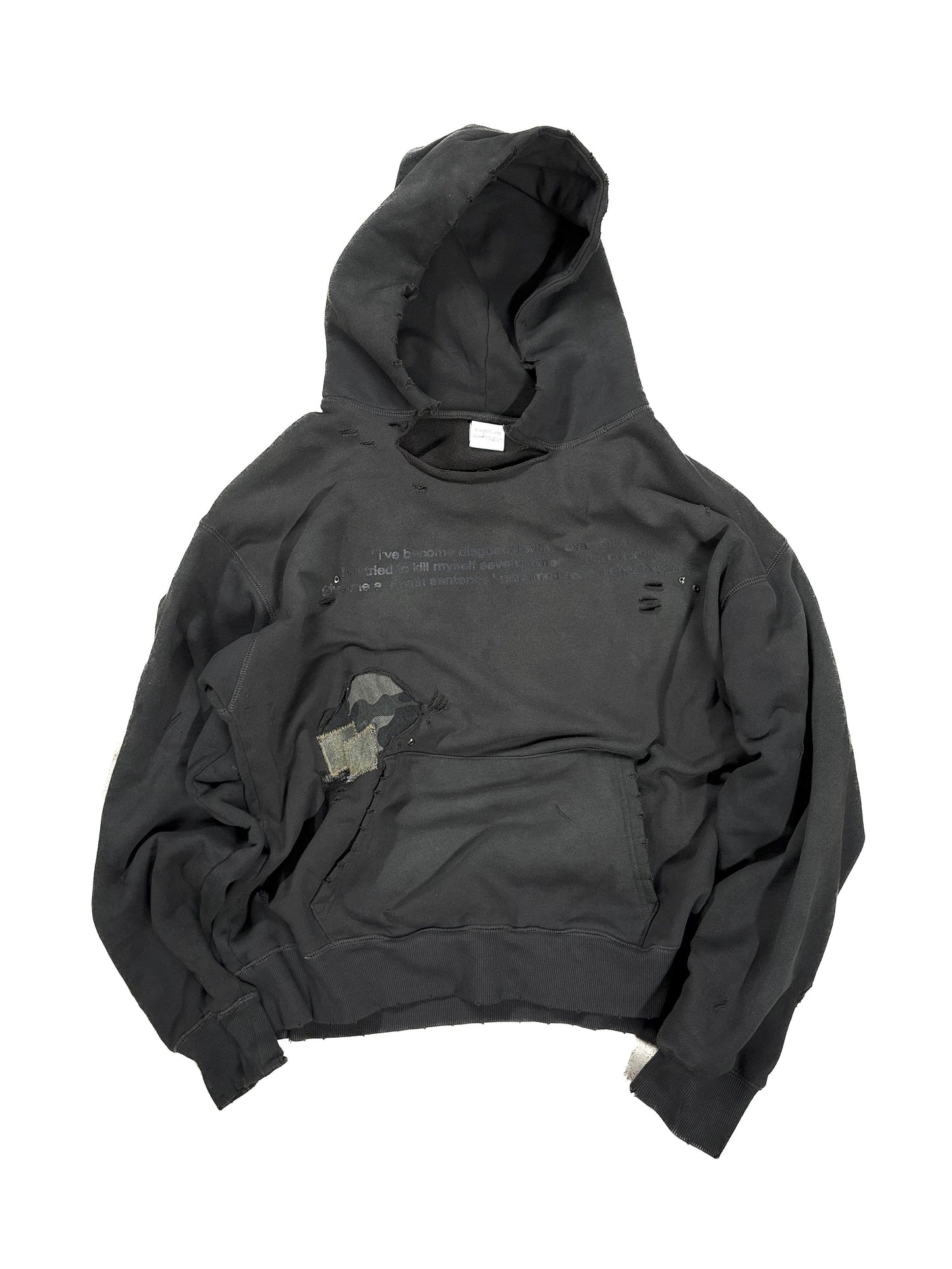 UNNAMED 2001 SCHOOL SHOOTER CROC PATCH HOODIE (SOLD OUT)