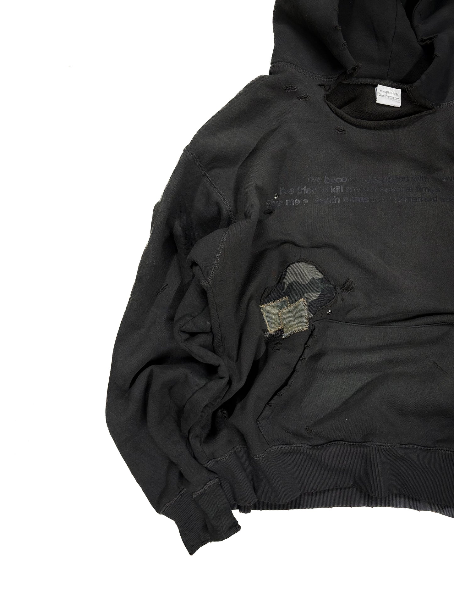 UNNAMED 2001 SCHOOL SHOOTER CROC PATCH HOODIE (SOLD OUT)