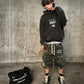 SAG CAMO JORTS DISTRESSED DENIM (SOLD OUT)